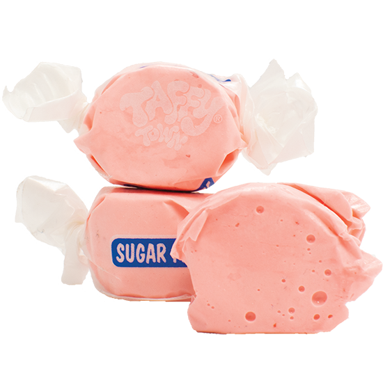 Taffy Town SUGAR FREE Saltwater Taffy Strawberry 2.5lb