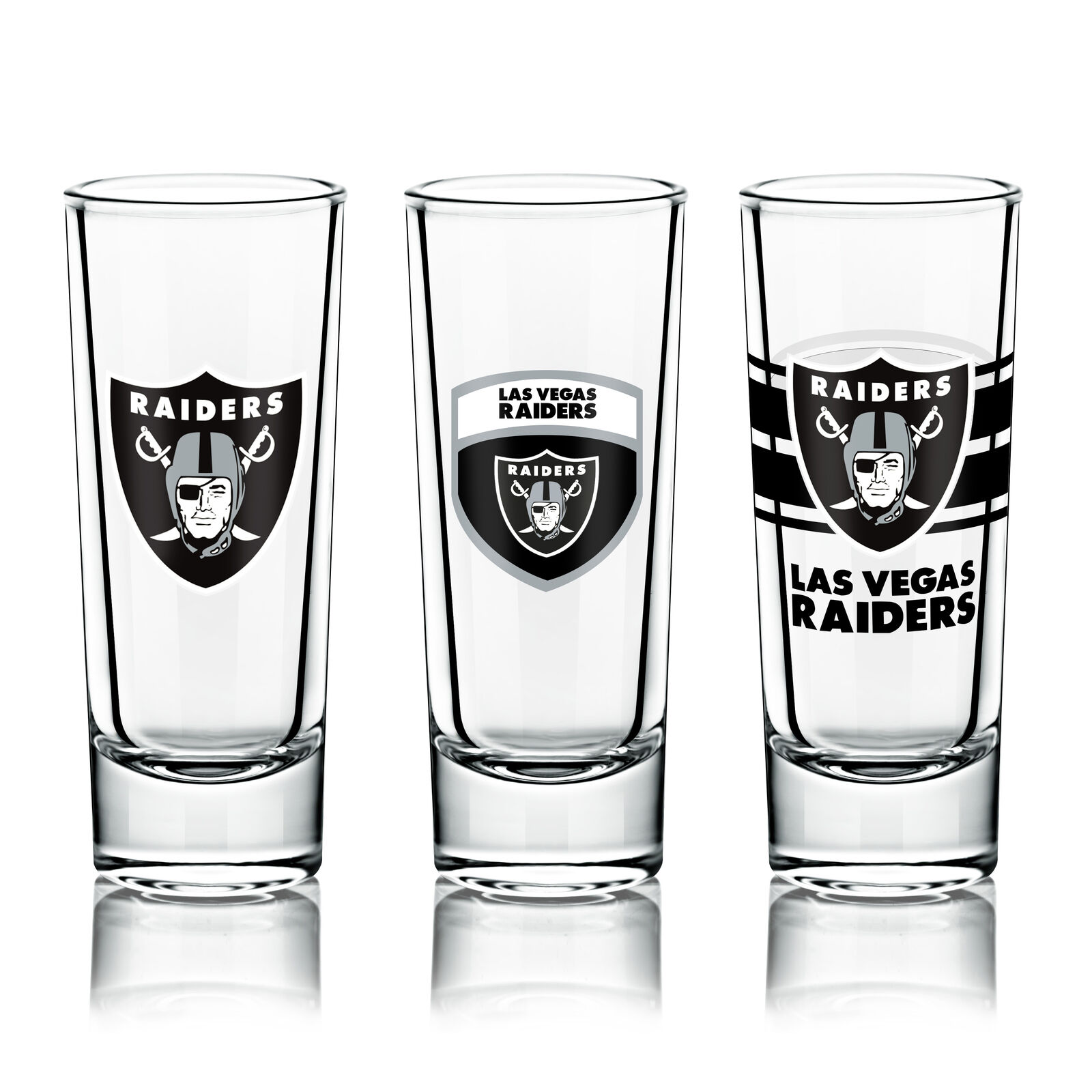 Las Vegas Raiders Tall Shot Glass