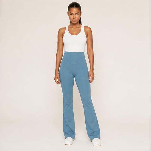 Faja waist control hip lifting flare body shaper yoga pants