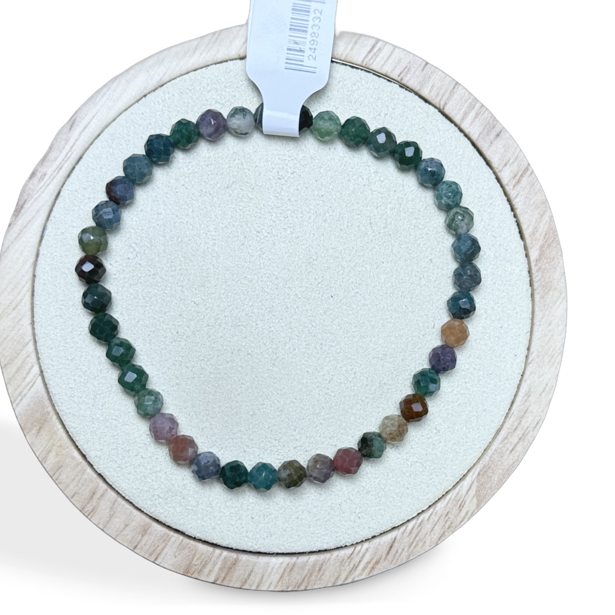 Bracelet Agate indienne facetté — stock Valence