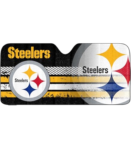 Pittsburgh Steelers Auto Sun Shade 59x27"