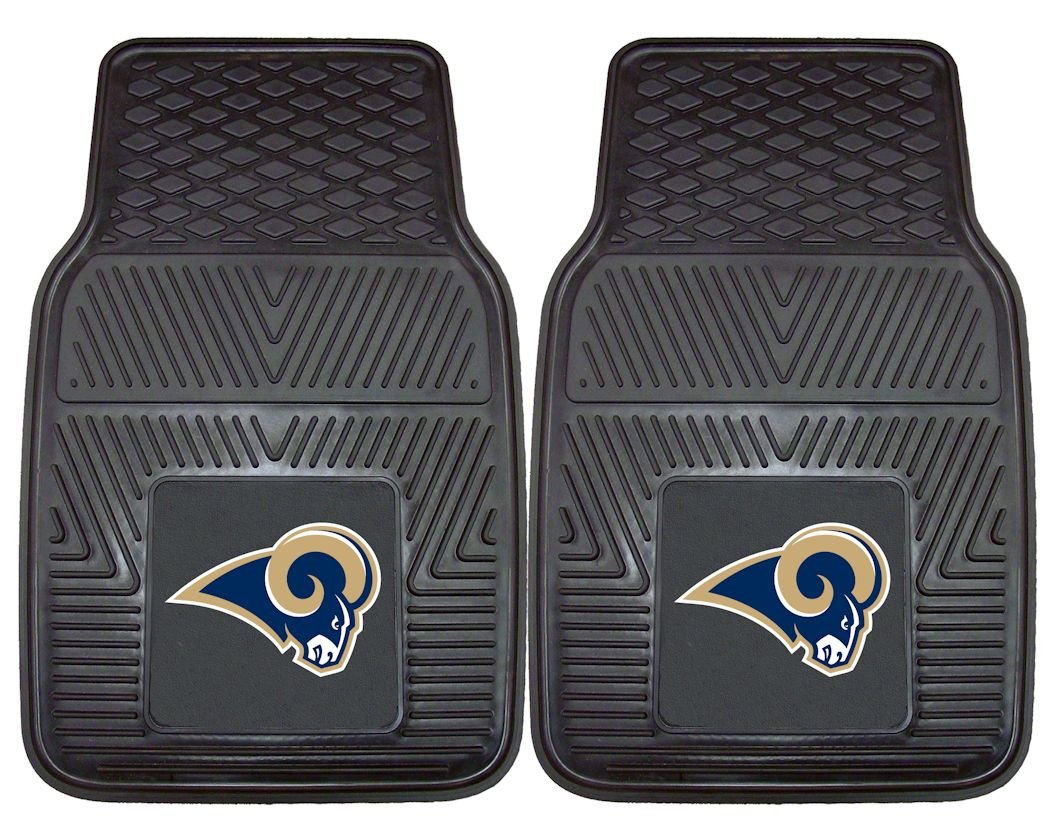 Los Angeles Rams Heavy Duty 2 Piece Vinyl Car Mats