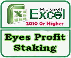 Eyes Profit X Manual with Staking excel