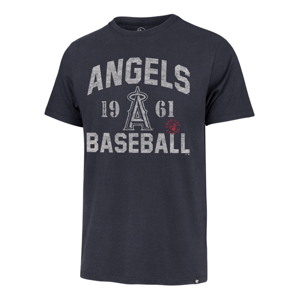 Los Angeles Angels Atlas Blue '47Brand On Track Franklin Shirt