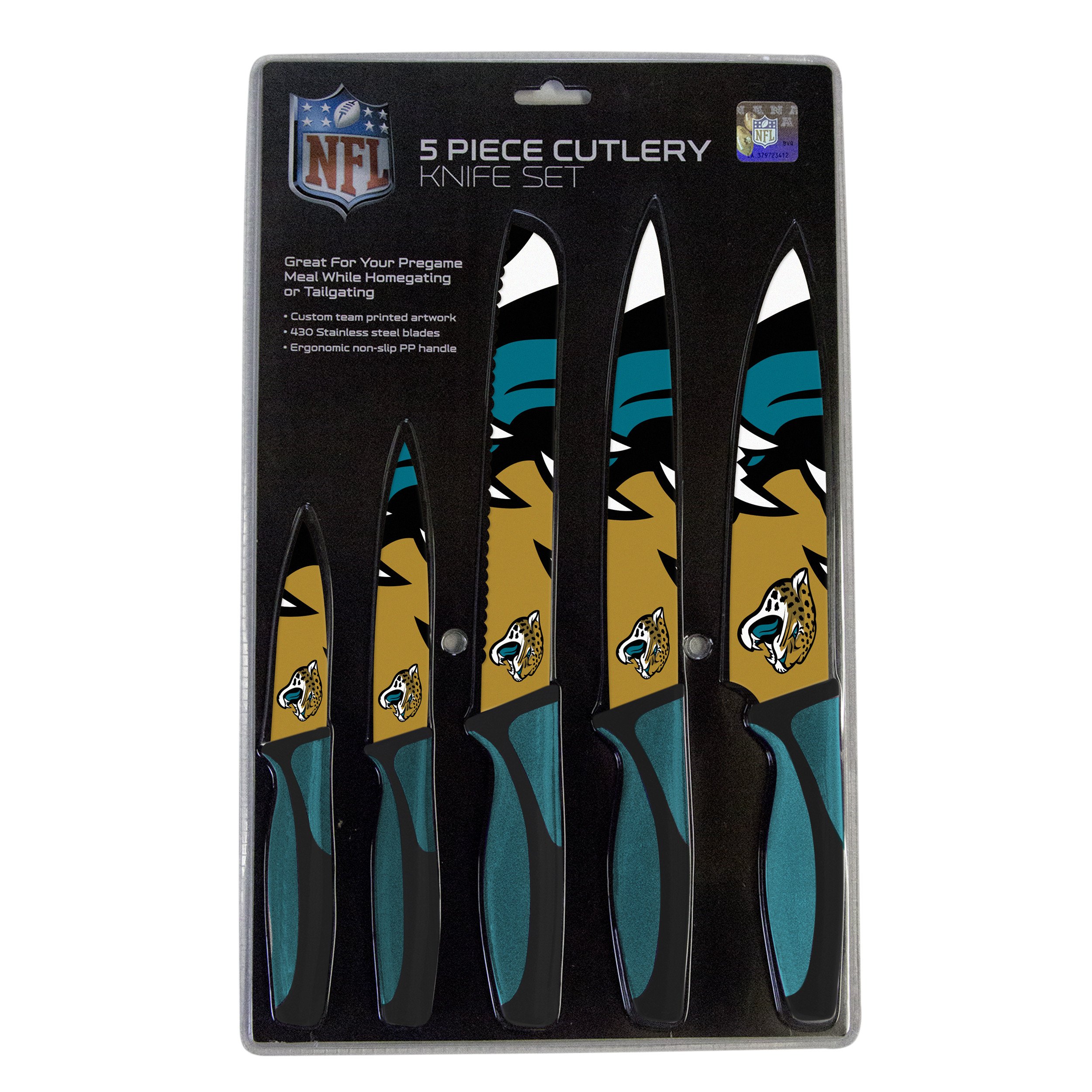 Jacksonville Jaguars Kitchen Knife Set - 5 Pack