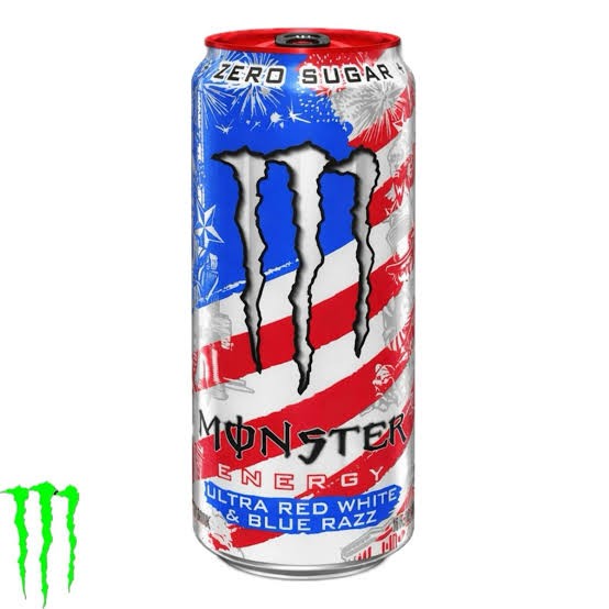 Monster Ultra Red White Blue Razz