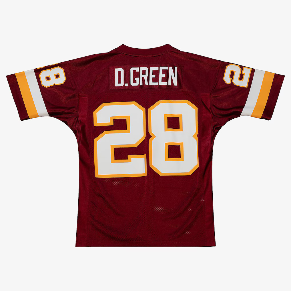 Washington Redskins Authentic 1997 Darrell Green #28 Burgundy Mitchell and Ness Jersey