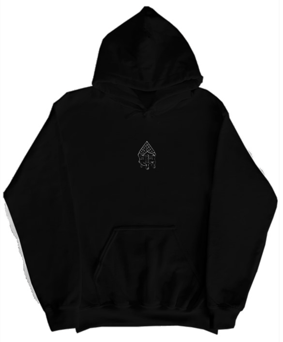 Black and White Logo Hoodie