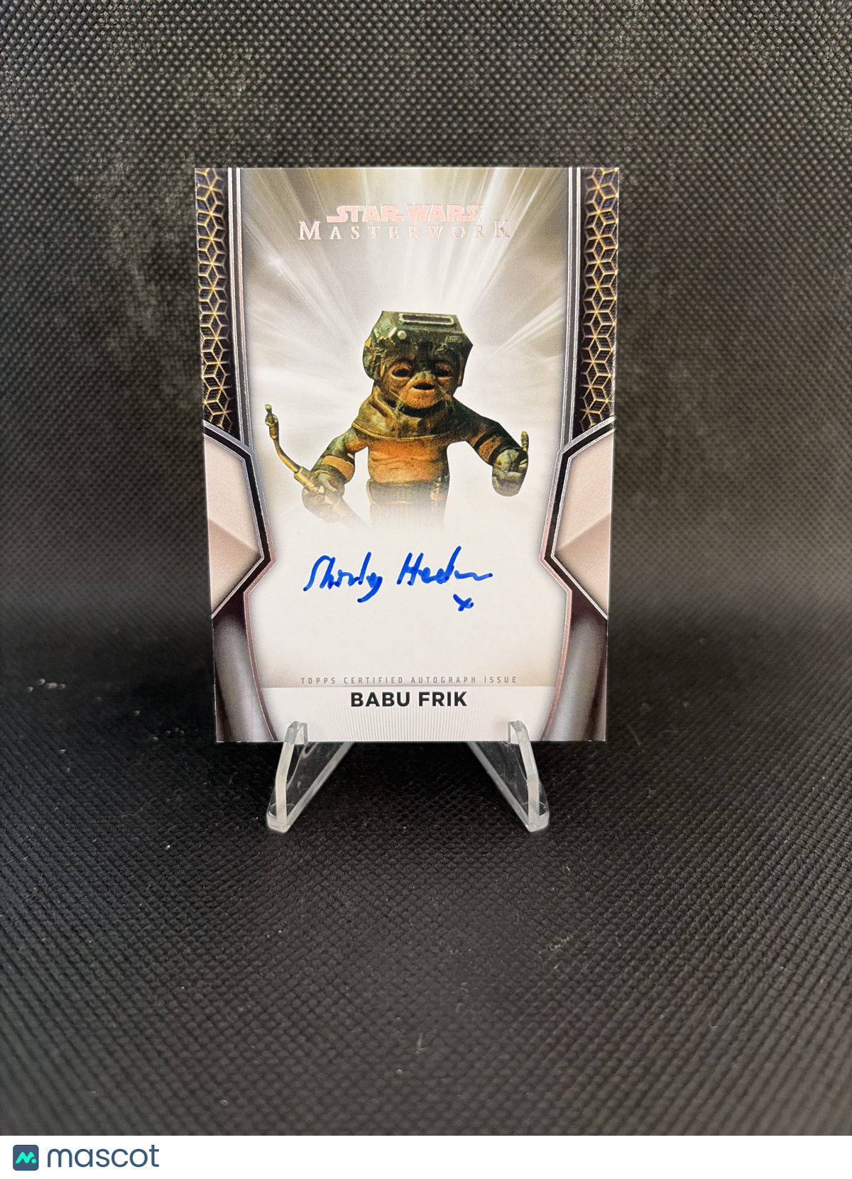 2025 Topps Star Wars Masterwork Shirley Henderson (Babu Frik) Autograph