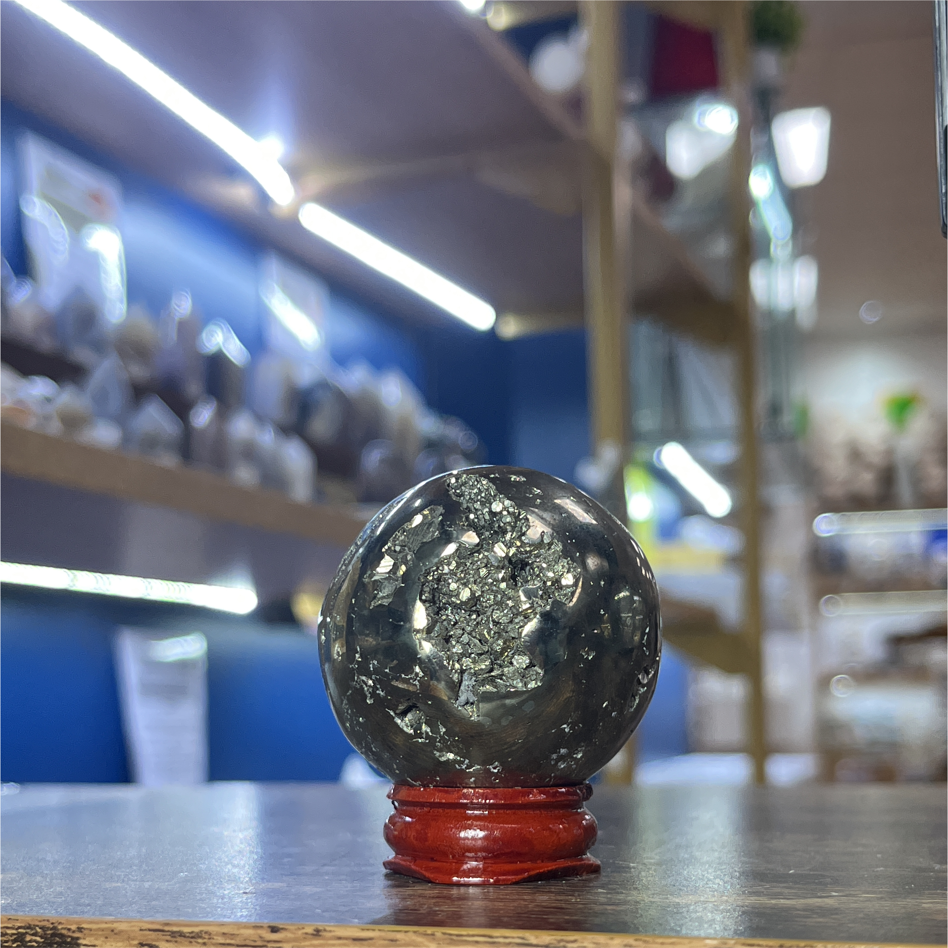 Petite sphère en Pyrite — stock Valence