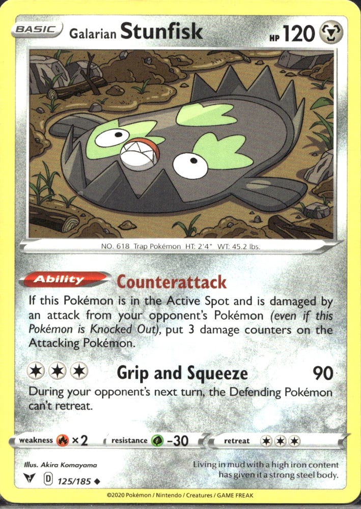 Galarian Stunfisk - SWSH4 125/185