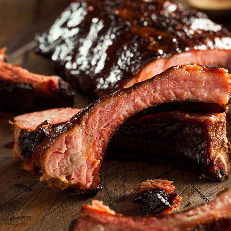 Hardwood BBQ Ribs Full Rack St Louis