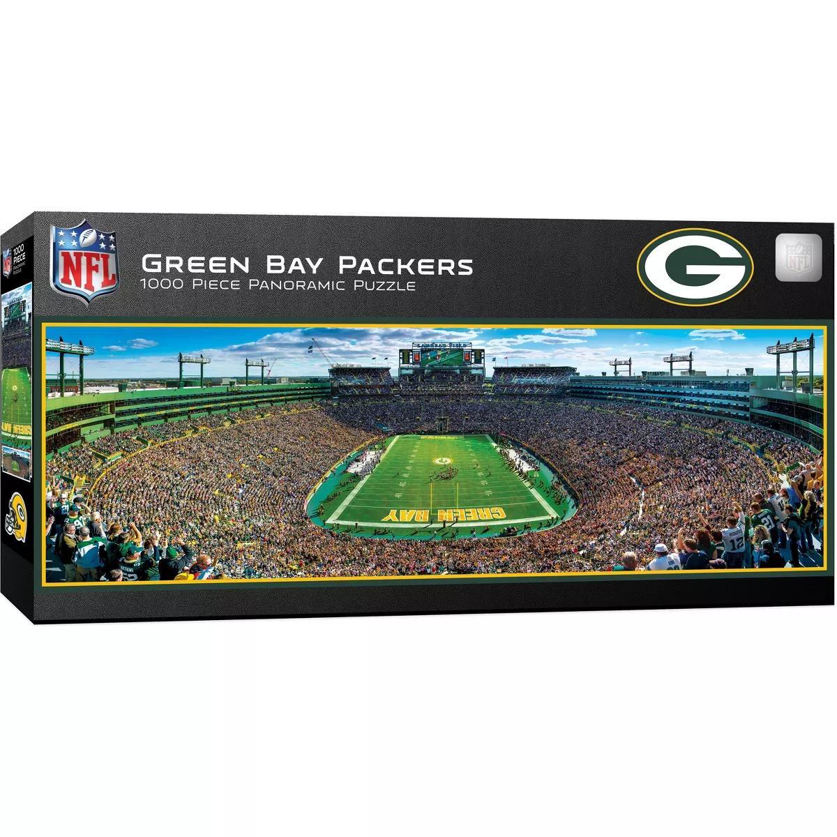 Green Bay Packers 1000 Piece Panoramic Puzzle