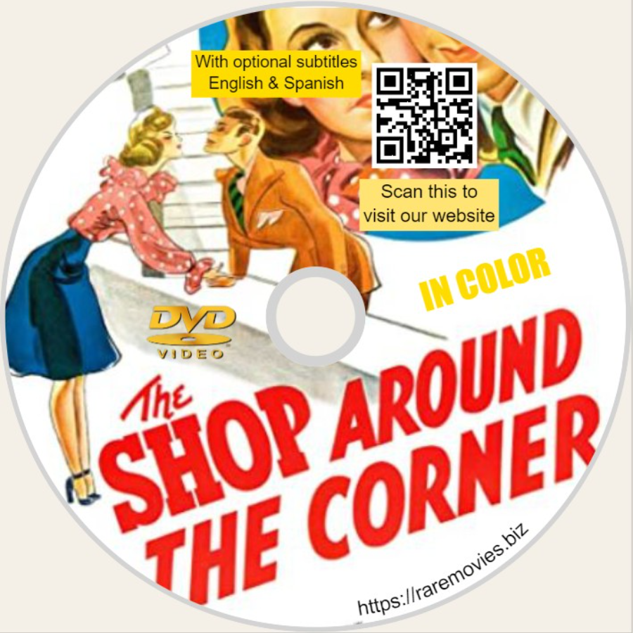 The Shop Around The Corner (1940) in Color, DVD