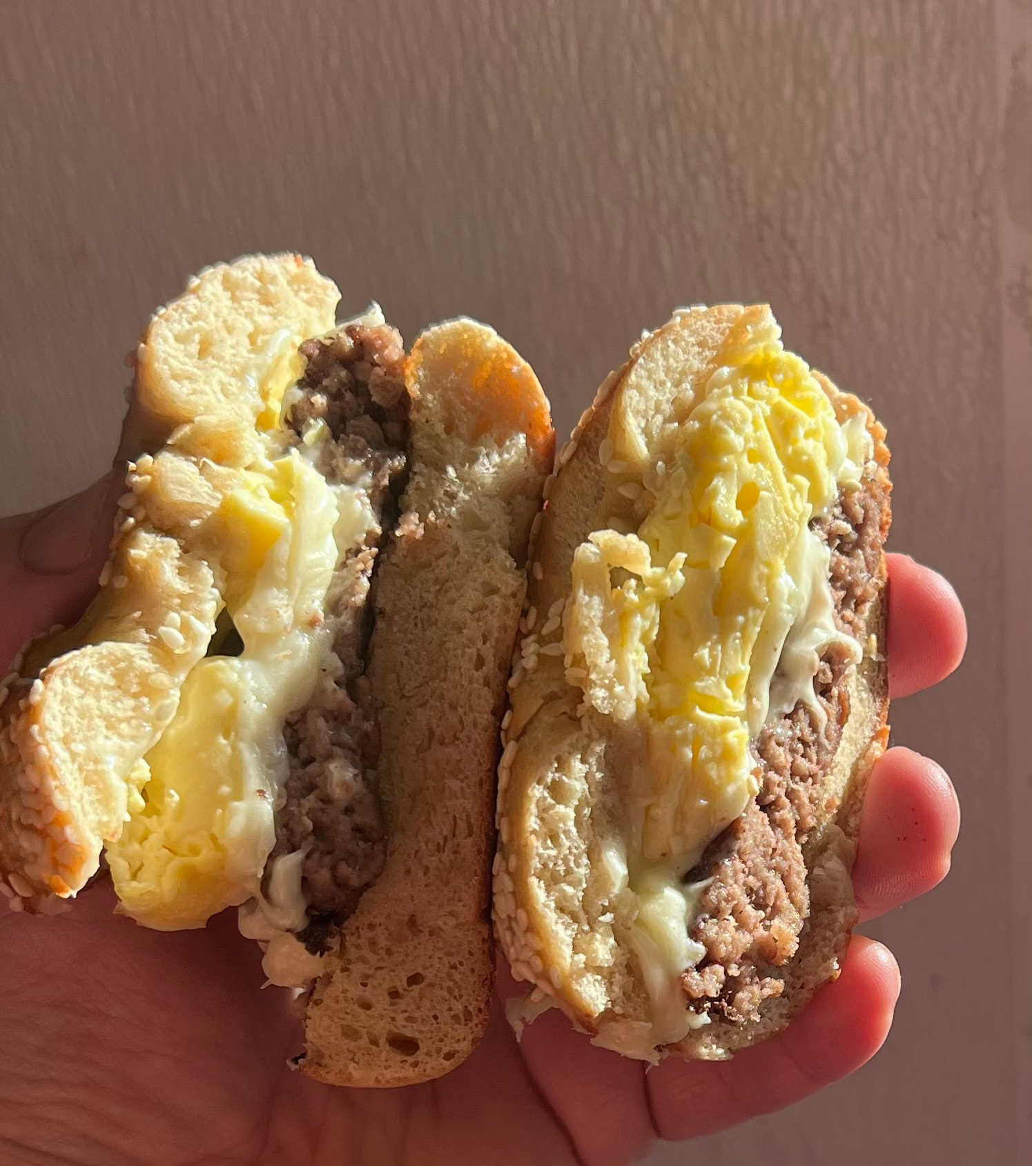 Burger Bagel Special