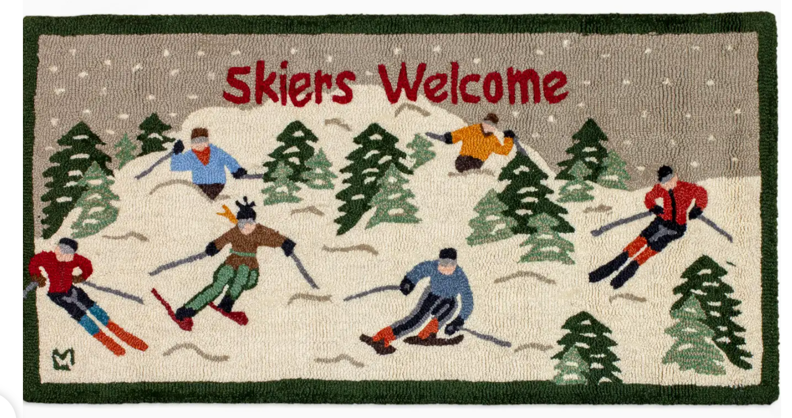 Skiers Welcome Rug