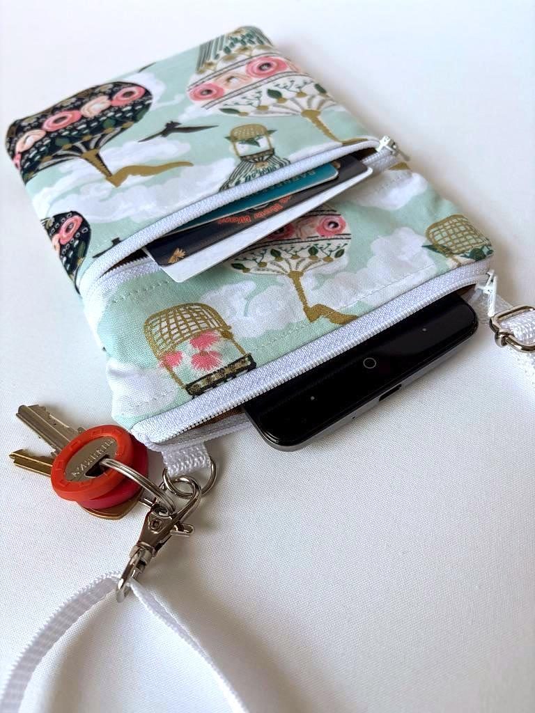 Small Crossbody Bag – Up, Up and Away Balloons, photo 3 of 5