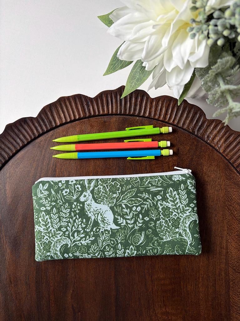 Pencil Pouch – Fable Green, photo 5 of 6
