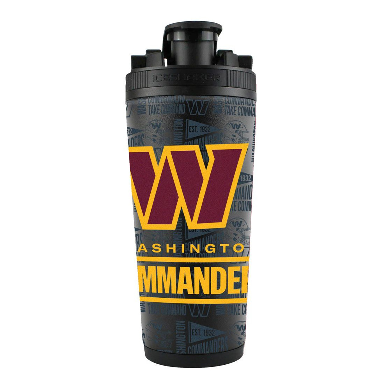 Washington Commanders 4D Stainless Steel Ice Shaker 26oz