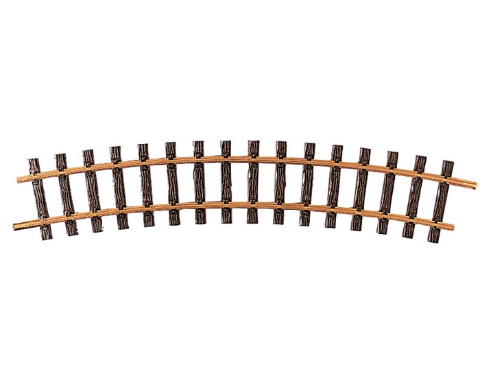 Curved Track, R3, 22.5° L16000 G Scale