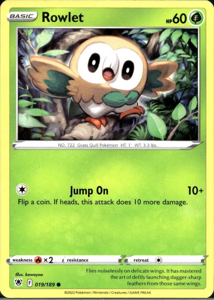 Rowlet - SWSH10 19/189