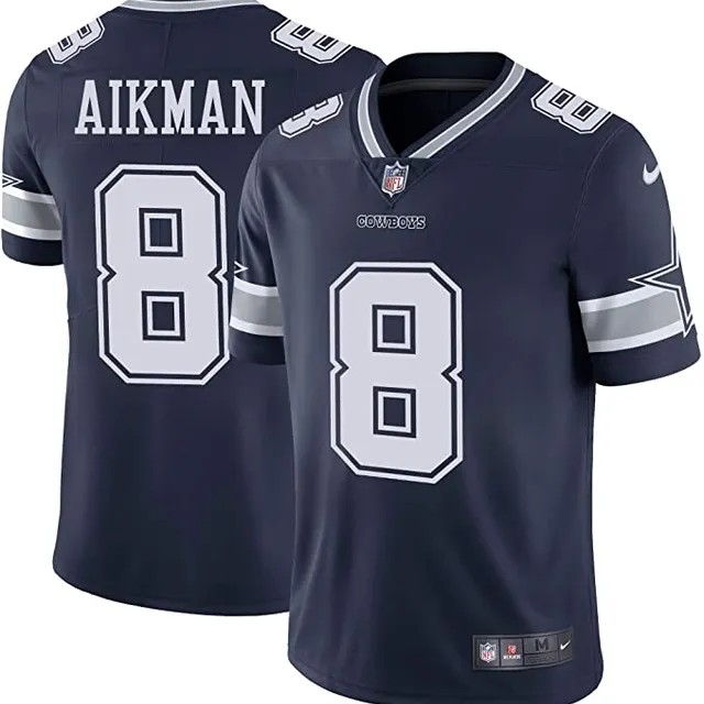 Dallas Cowboys Troy Aikman #8 Navy Nike Vapor F.U.S.E Limited Jersey
