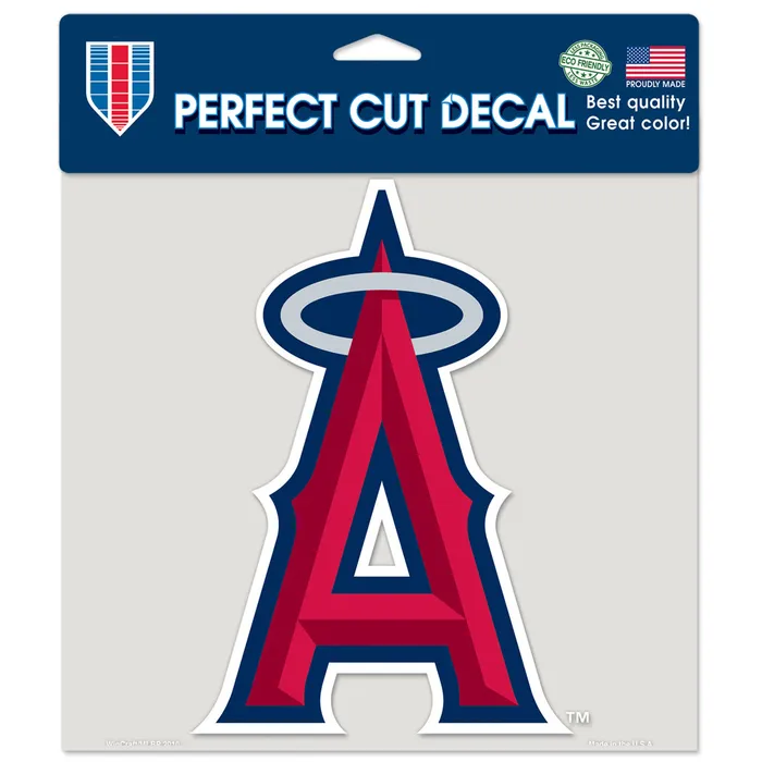 Los Angeles Angels Perfect Cut Decal 8x8"