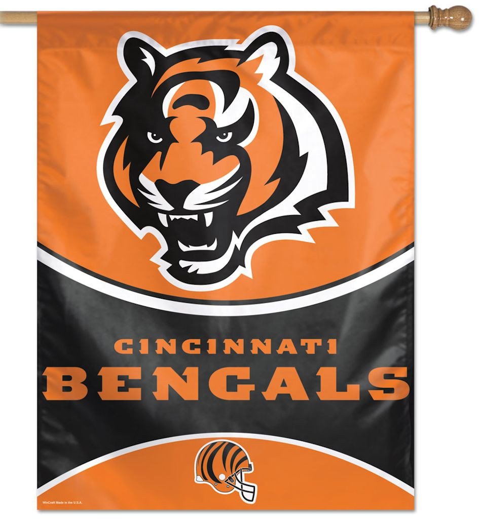 Cincinnati Bengals Vertical House Flag 28x40"