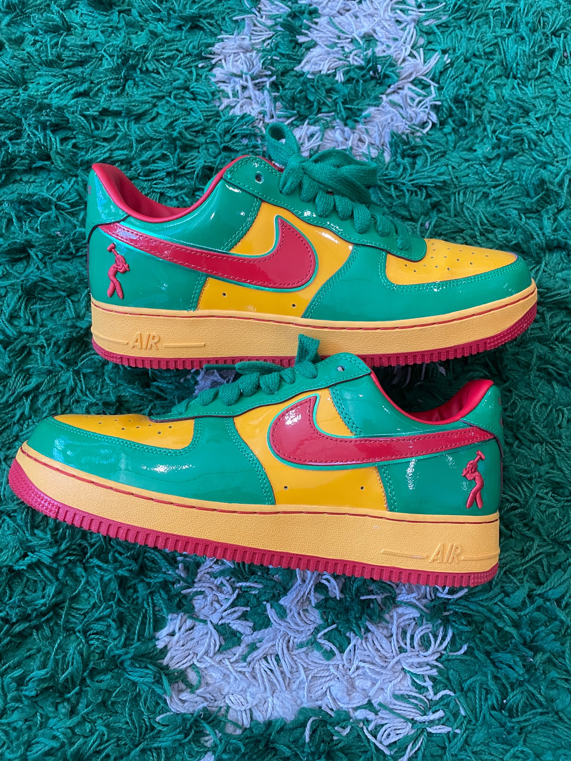 lil yachts x nike Air Force 1 low concrete boys-lucky green size 10 (used