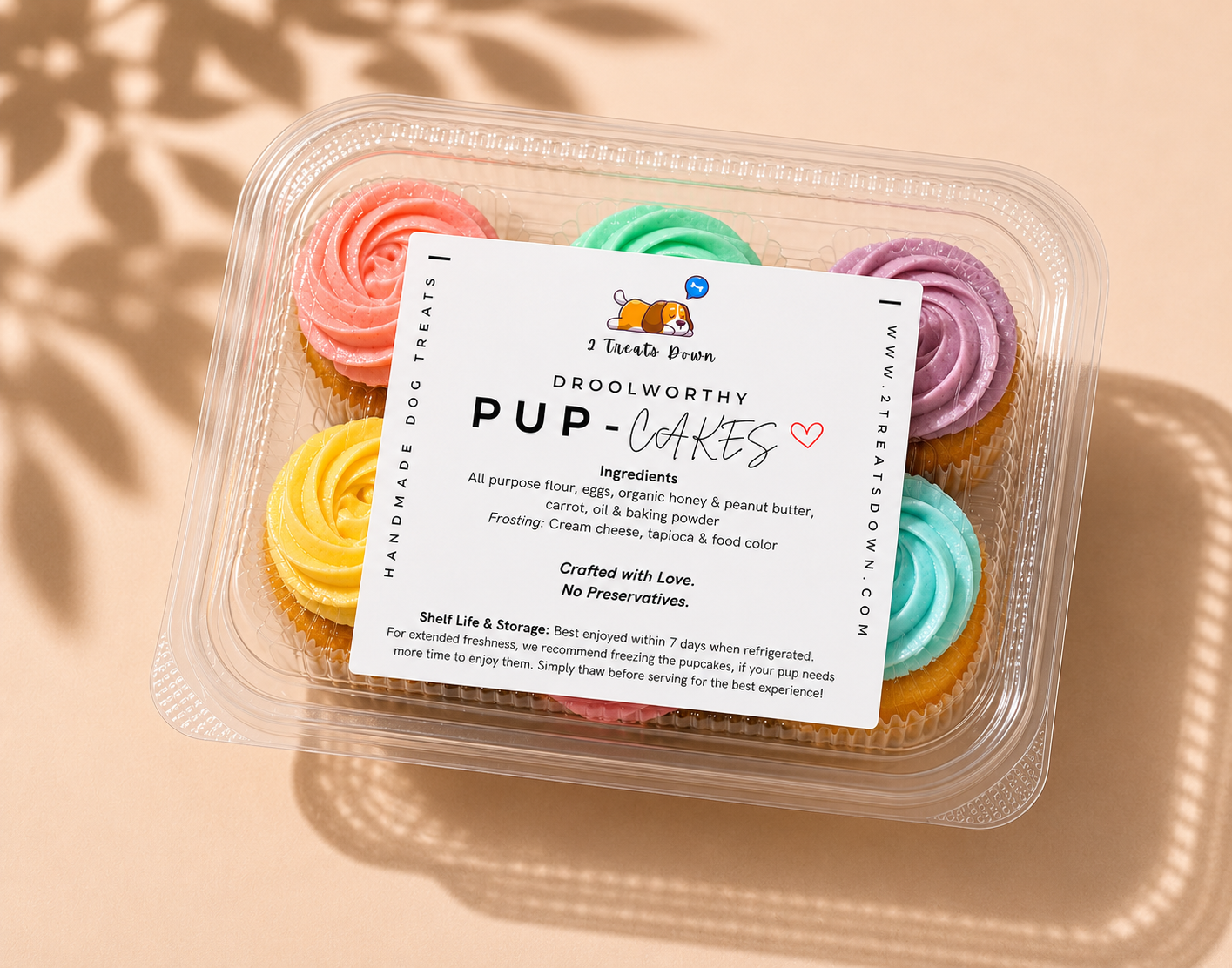 Mini PB Pupcakes 6pk