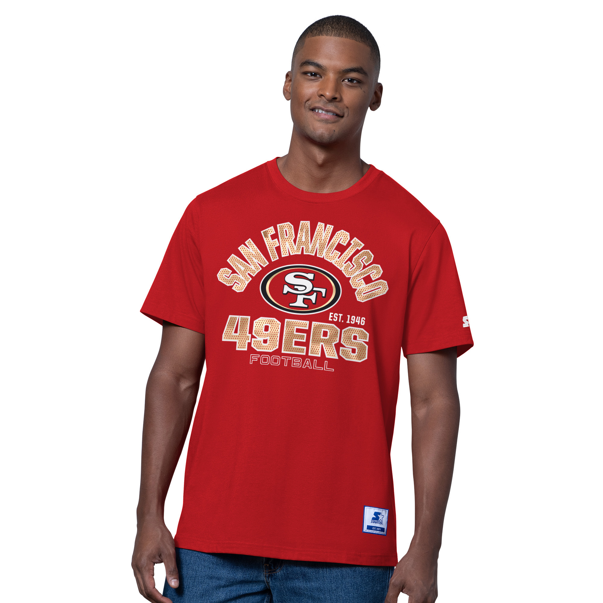 San Francisco 49ers Red Starter Sideline Arch Shirt