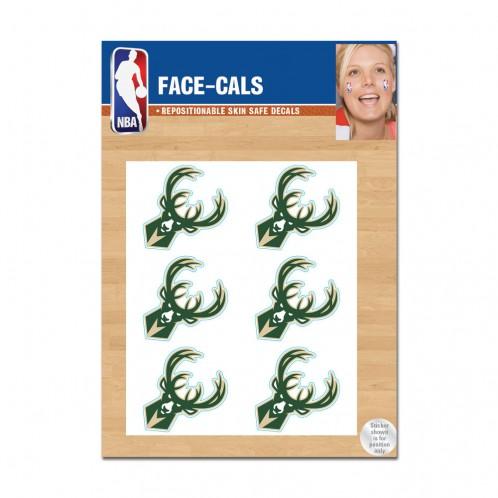 Milwaukee Bucks Face Cals Tattoos