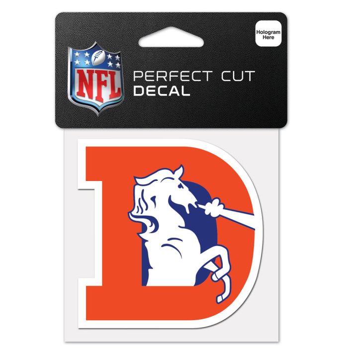 Denver Broncos Retro Perfect lor Decal 4x4"