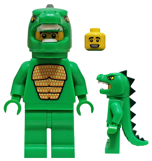 Col070 Lizard Man, Series 5 (Minifigure Only without Stand and Accessories)