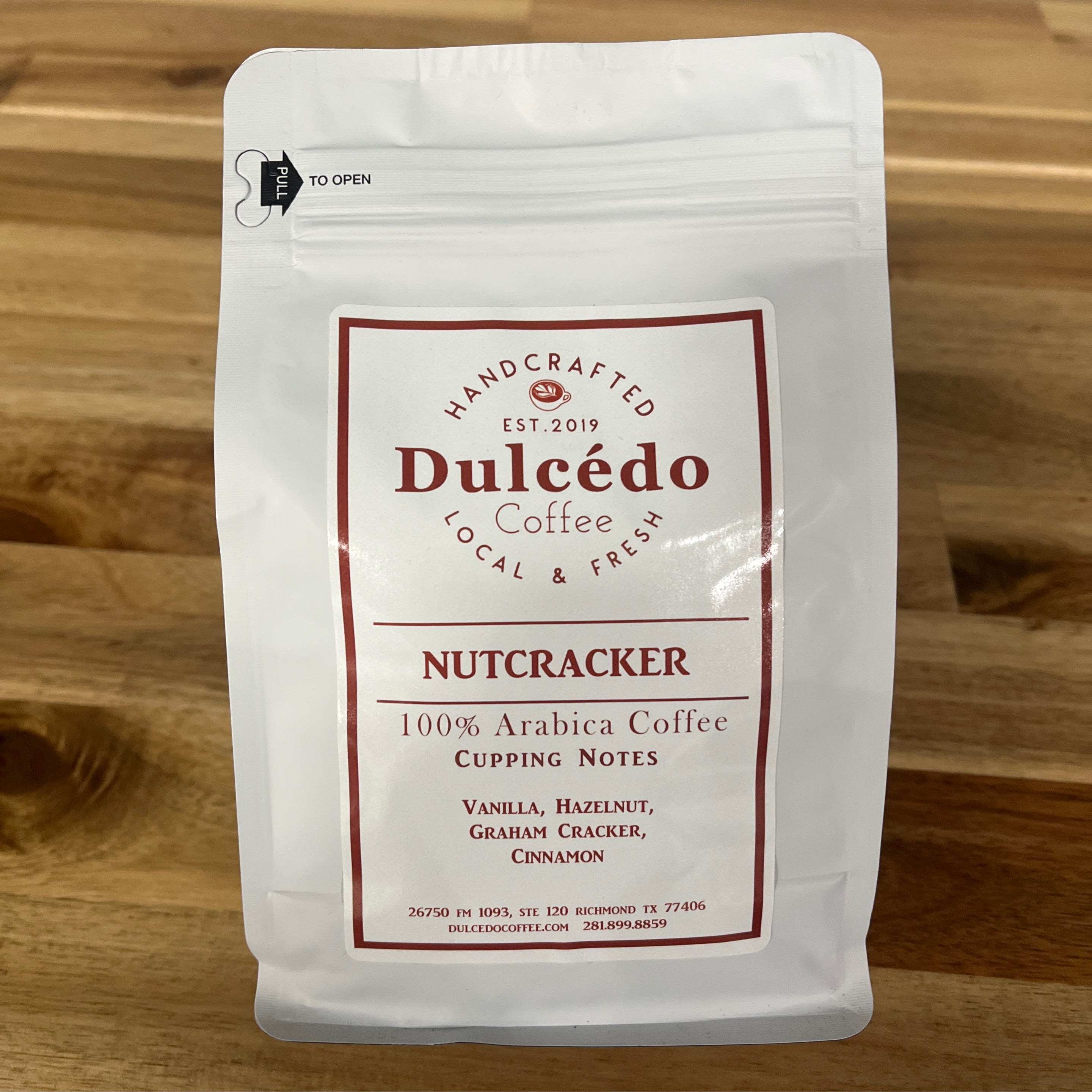 Coffee Retail Bag: Nutcracker