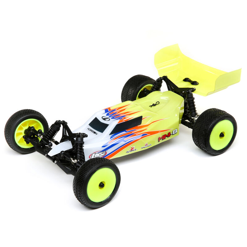 Mini B Brushed Rtr 1/16 2wd Yellow/White LOS01016T3