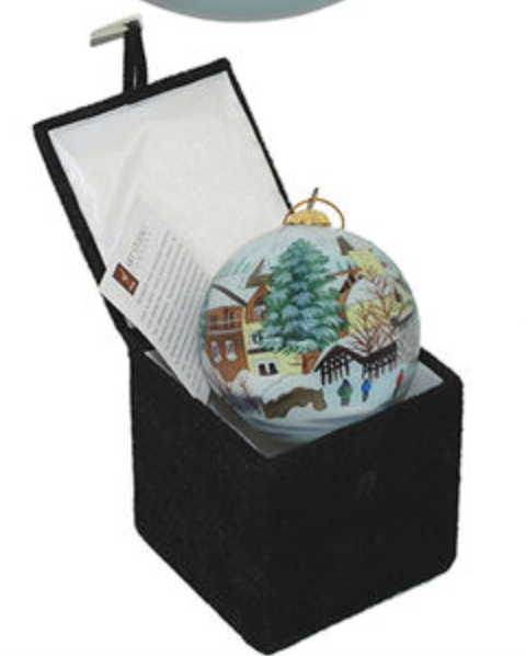 Hand painted Glass Ball Ornament from Art Studio Company