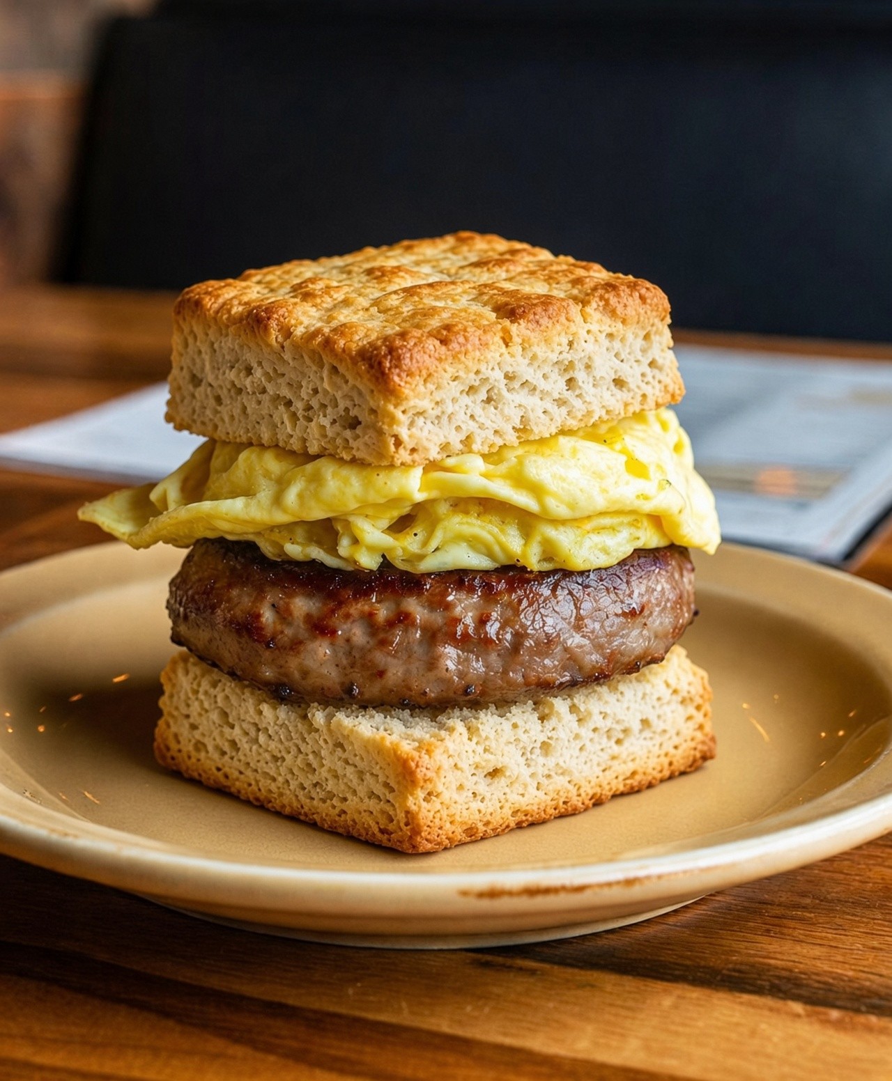 Sausage & Egg Biscuit