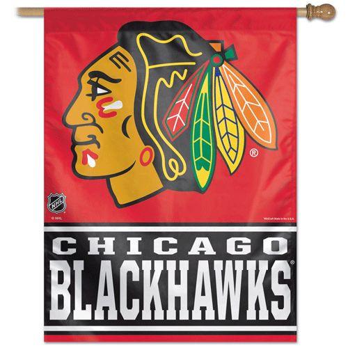 Chicago Blackhawks Vertical House Flag 28x40"