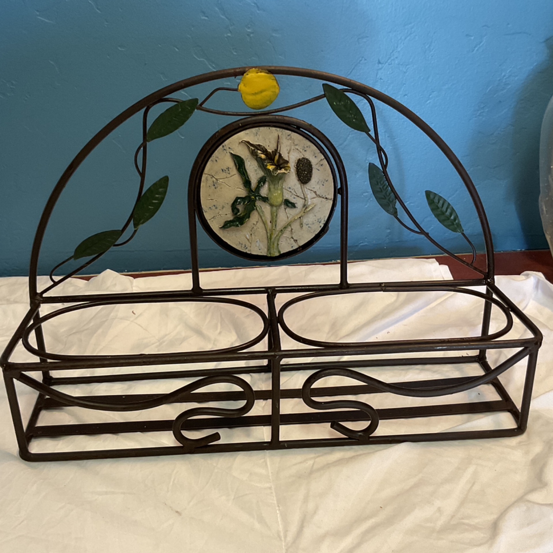 Decorative Iron Caddy