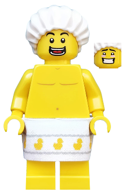 col342 Shower Guy, Series 19 (Minifigure Only without Stand and Accessories)