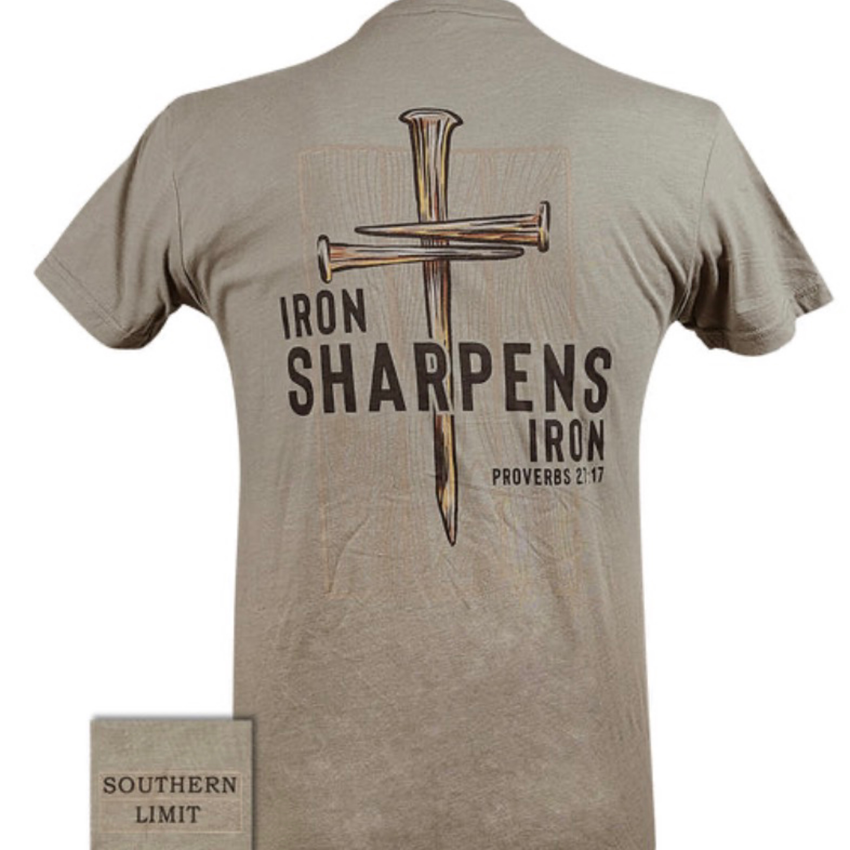 Southern Limits t shirt Iron sharpens Iron — Bama Tan boutique, Tuscaloosa AL