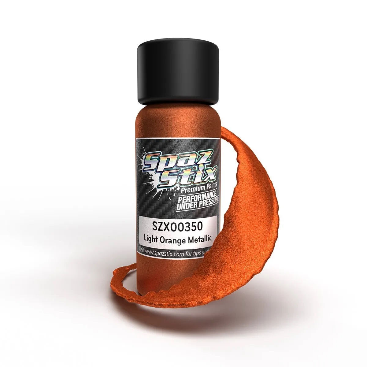 Light Orange Metallic Airbrush Paint 2oz 00350