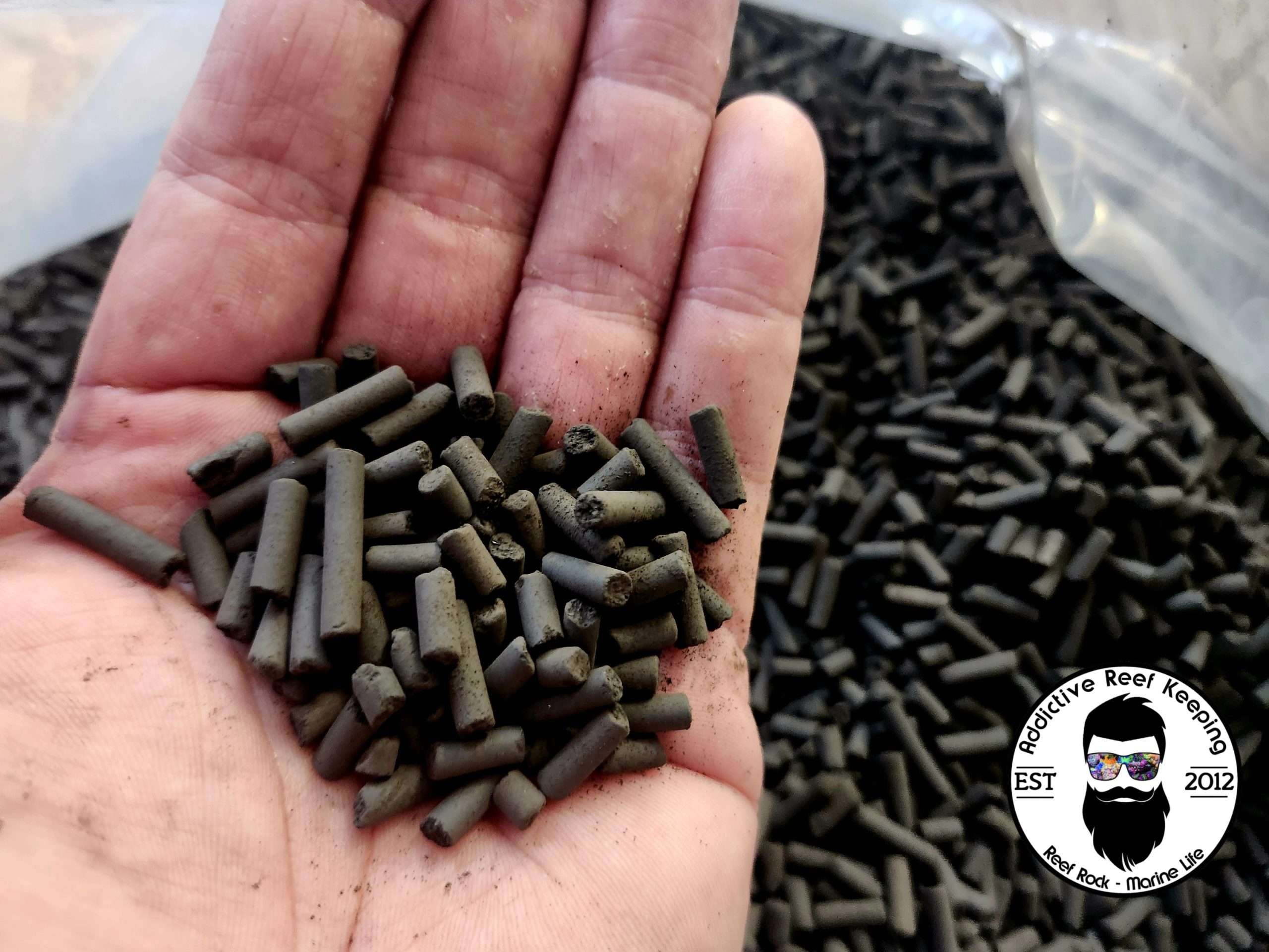 2.5lbs Activated Carbon Pellets Filtration for Fish, Water, and Saltwater Aquarium