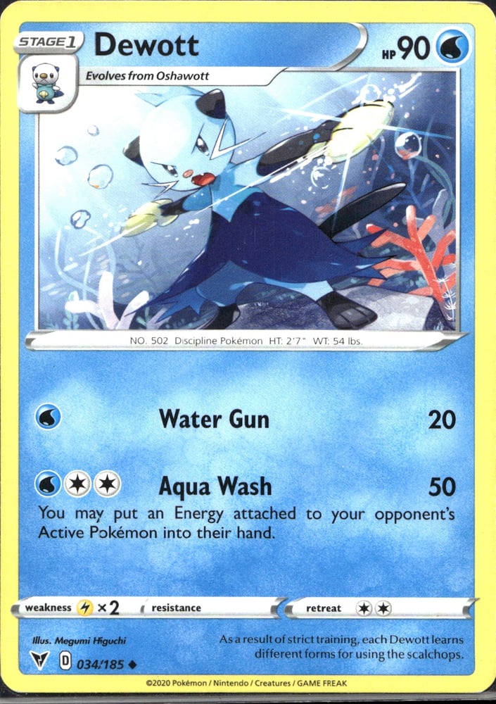Dewott - SWSH4 34/185
