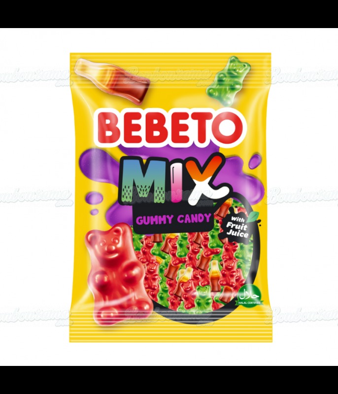 Bebeto Import Gummy MIX Bears & Cola Peg Bag 2.82 oz 12ct