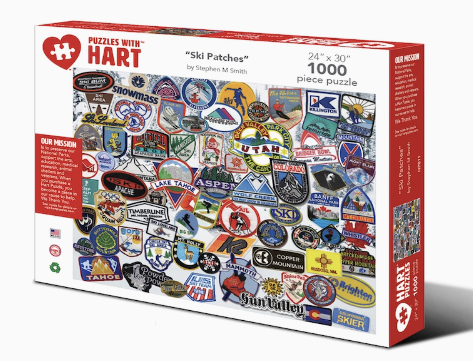 Ski Patches Puzzle by Steve Smith
