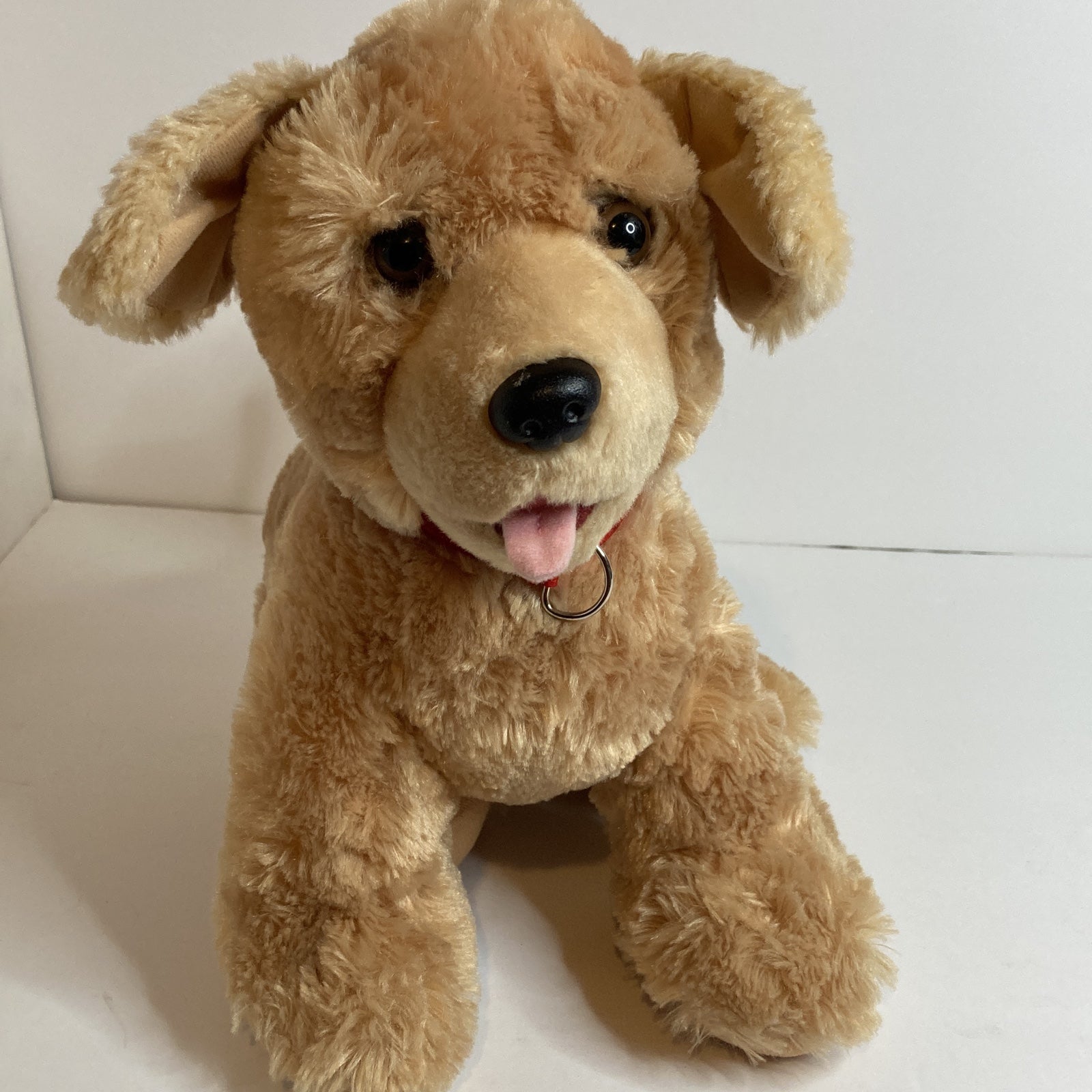 Build a Bear Workshop Golden Retriever Puppy with Red Collar