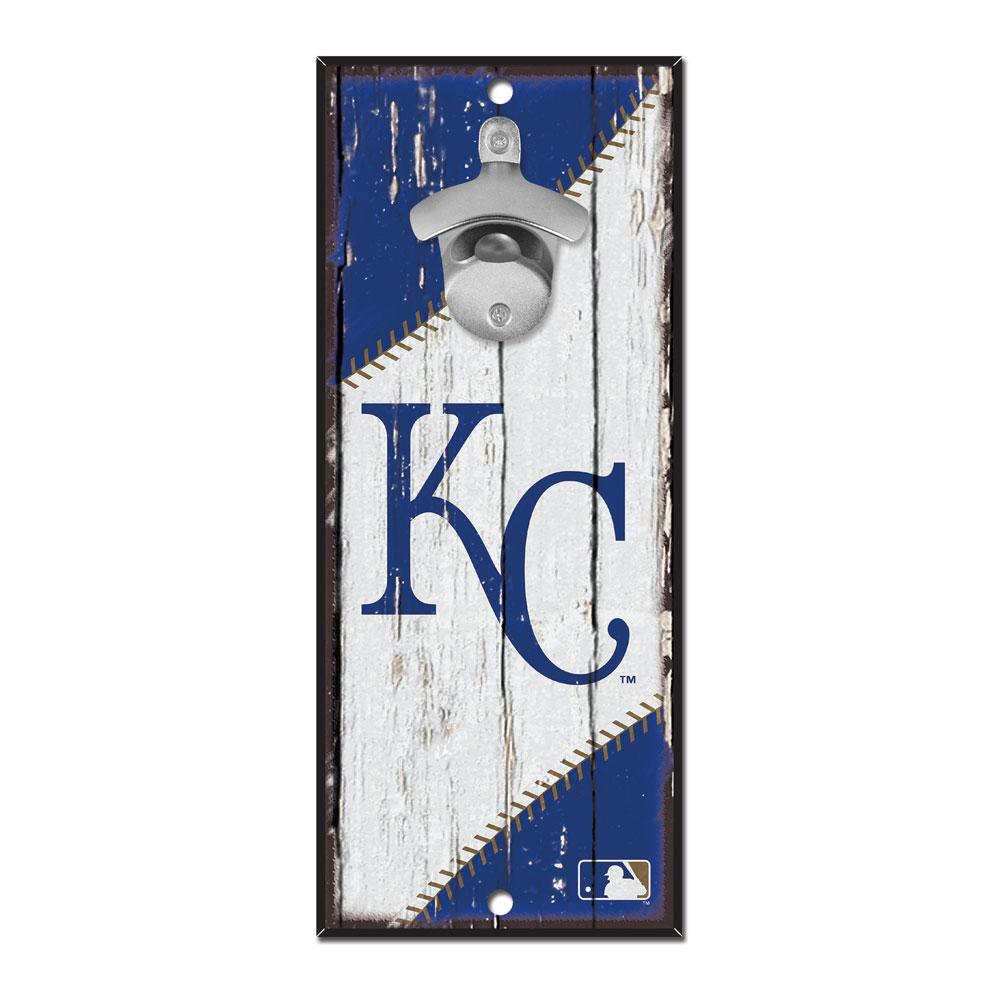 Kansas City Royals Wood Bottle Opener 5x11"
