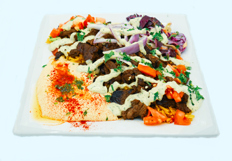 Lamb & Beef Shawerma Plate.